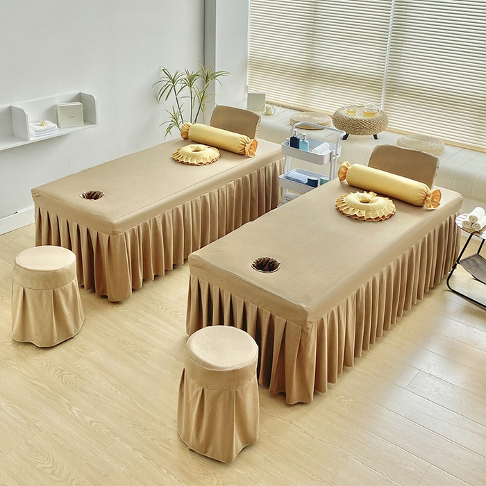 91家纺网 家纺一手货源 找家纺 不打烊家纺  2023新款欧洲尼莫兰迪床罩四件套 驼色