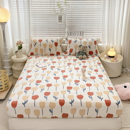 91家纺网 家纺一手货源 找家纺 （总）518家纺 2025新款臻棉绒牛奶绒单床笠床罩支持定制