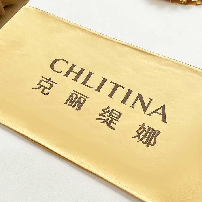 91家纺网 家纺一手货源 找家纺 不打烊家纺 2023新款欧洲尼金玉满堂床罩四件套 驼色