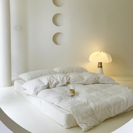 91家纺网 家纺一手货源 找家纺 （总）例外Home 2023新款兔毛皮草绒四件套-摩登系列