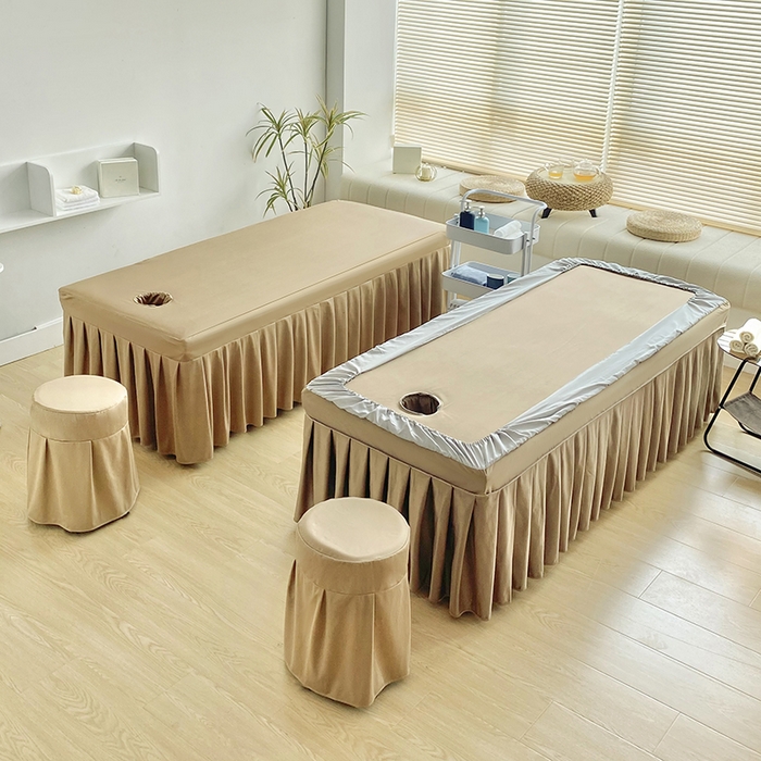 91家纺网 家纺一手货源 找家纺 不打烊家纺  2023新款欧洲尼莫兰迪床罩四件套 驼色