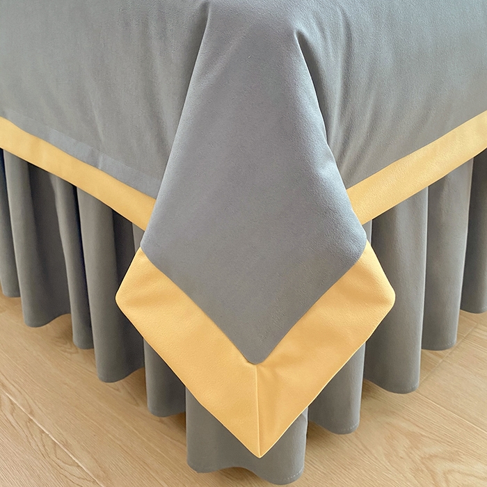 91家纺网 家纺一手货源 找家纺 不打烊家纺  2023新款欧洲尼莫兰迪床罩四件套 灰色