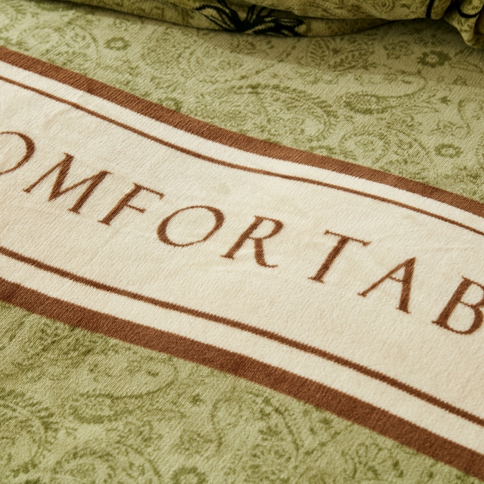 91家纺网 家纺一手货源 找家纺 乐居坊 2023新款高克重牛奶绒印花保暖四件套 卡诗兰顿