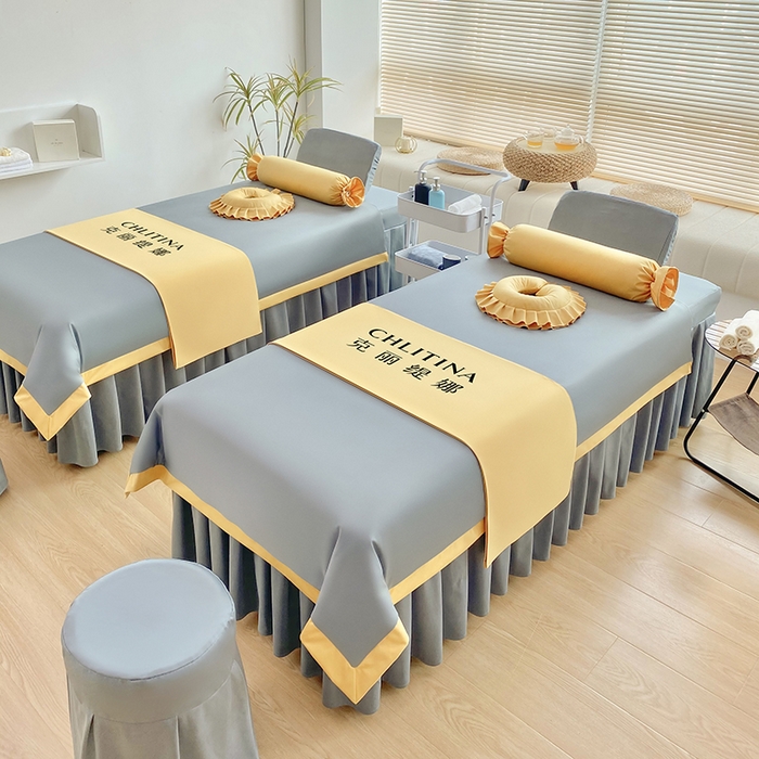 91家纺网 家纺一手货源 找家纺 不打烊家纺  2023新款欧洲尼莫兰迪床罩四件套 灰色