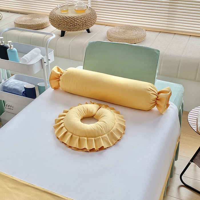 91家纺网 家纺一手货源 找家纺 不打烊家纺 2023新款欧洲尼金玉满堂床罩四件套 浅绿色