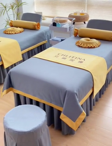 91家纺网 家纺一手货源 找家纺 不打烊家纺  2023新款欧洲尼莫兰迪床罩四件套 灰色