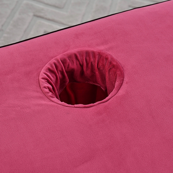 91家纺网 家纺一手货源 找家纺 不打烊家纺  (原春恩家纺) 2023新款水晶绒梦幻花语床罩四件套 梦幻花语-玫红色