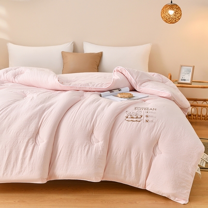 91家纺网 家纺一手货源 找家纺 （总）梦初语 2023新款大豆纤维被子被芯夏季夏凉被全棉春秋冬被加厚空调被双人学生棉被