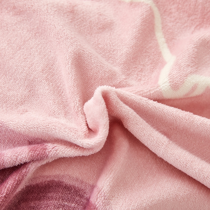 91家纺网 家纺一手货源 找家纺 乐居坊 2023新款高克重牛奶绒印花保暖四件套 吉祥兔