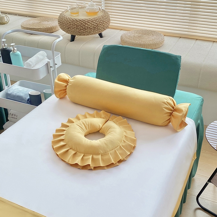 91家纺网 家纺一手货源 找家纺 不打烊家纺 2023新款欧洲尼金玉满堂床罩四件套 孔雀绿