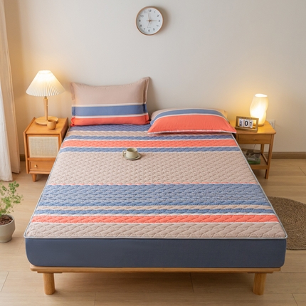 91家纺网 家纺一手货源 找家纺 （总）乐视 2024新款A类母婴无印良品磨毛床笠夹棉床笠