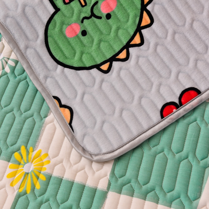 91家纺网 家纺一手货源 找家纺 床笠人家 2025新款A棉B绒-双面防水护理垫儿童床 唯一的爱