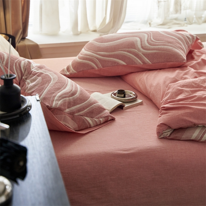 91家纺网 家纺一手货源 找家纺 （总）安莱生活 2023新款A类空气层双层纱大提花青空如璃系列