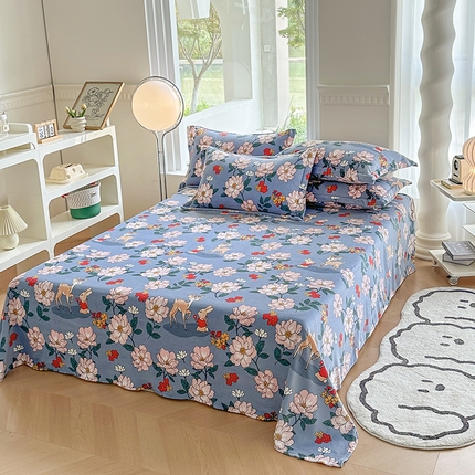 胜权2024牛奶绒床单 海伦娜