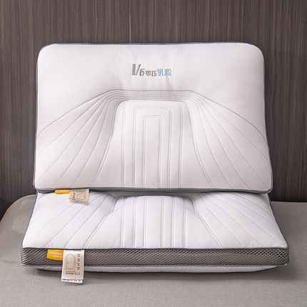91家纺网 家纺一手货源 找家纺 （总）贵夫人 2023新款V6零压乳胶护颈枕