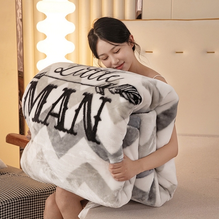 （总）丹兰 2023新款大版拉舍尔毛毯
