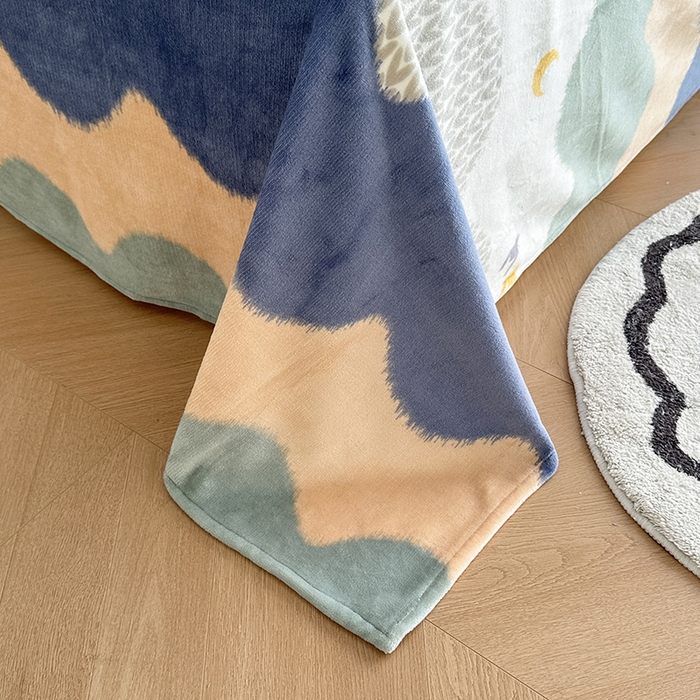 91家纺网 家纺一手货源 找家纺 胜权2024牛奶绒床单 乘风破浪