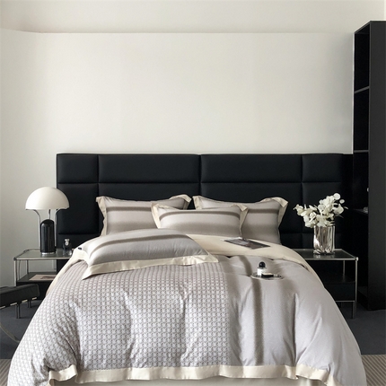 91家纺网 家纺一手货源 找家纺 时亿家居 2023新款金太阳天丝棉磨毛四件套 德鲁维