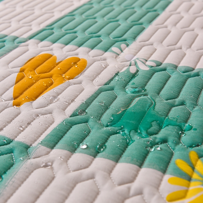 91家纺网 家纺一手货源 找家纺 床笠人家 2025新款A棉B绒-双面防水护理垫大床款 唯一的爱