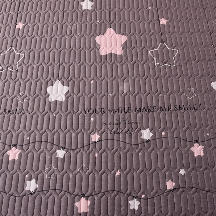 91家纺网 家纺一手货源 找家纺 床笠人家 2025新款A棉B绒-双面防水护理垫大床款 星空之恋