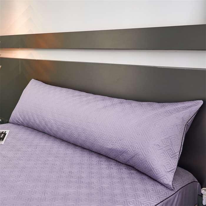 91家纺网 家纺一手货源 找家纺 八十八家纺2023新款大豆纤维夹棉床笠  烟灰紫