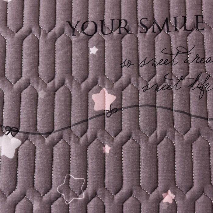 91家纺网 家纺一手货源 找家纺 床笠人家 2025新款A棉B绒-双面防水护理垫大床款 星空之恋