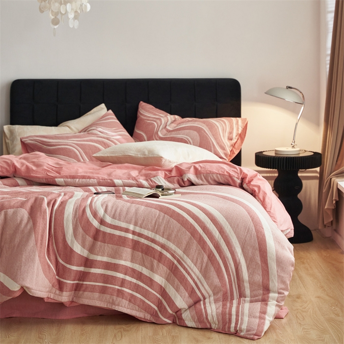 91家纺网 家纺一手货源 找家纺 （总）安莱生活 2023新款A类空气层双层纱大提花青空如璃系列