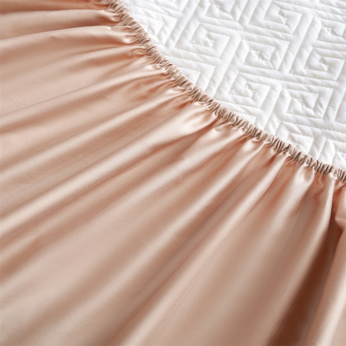 91家纺网 家纺一手货源 找家纺 八十八家纺2023新款大豆纤维夹棉床笠  香槟金