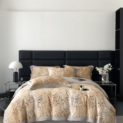 时亿 2023新款金太阳天丝棉磨毛四件套 卡里