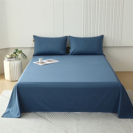 91家纺网 家纺一手货源 找家纺 凯磊 2025新款纯棉纯色磨毛单品系列·床单 魅影兰