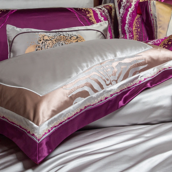 91家纺网 家纺一手货源 找家纺 至爱今生 新款锦缎色织多件套 奥莉薇