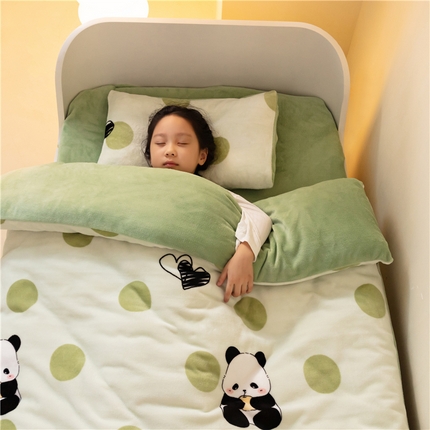 91家纺网 家纺一手货源 找家纺 （总）艾佳宝贝 2023新款牛奶绒多功能儿童盖毯式可脱卸被子