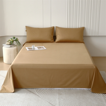 91家纺网 家纺一手货源 找家纺 （总）凯磊 2025新款纯棉纯色磨毛单品系列·床单