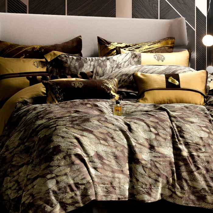 91家纺网 家纺一手货源 找家纺 至爱今生 新款锦缎色织多件套 蒂梵尼