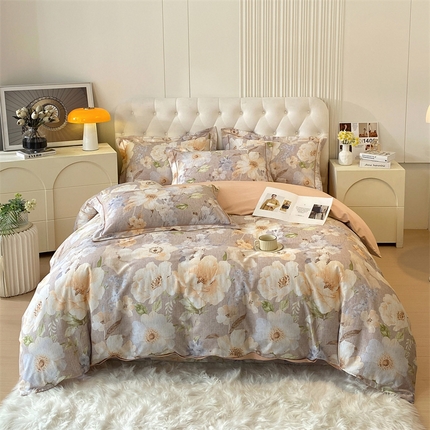 91家纺网 家纺一手货源 找家纺 （总）凯磊家纺 新款磨毛AB版四件套