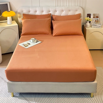 91家纺网 家纺一手货源 找家纺 （总）凯磊 2025新款纯棉纯色磨毛单品系列·床笠