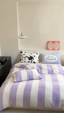 91家纺网 家纺一手货源 找家纺 圆岛家纺 2023新款原创牛奶绒印花保暖四件套 奶油紫