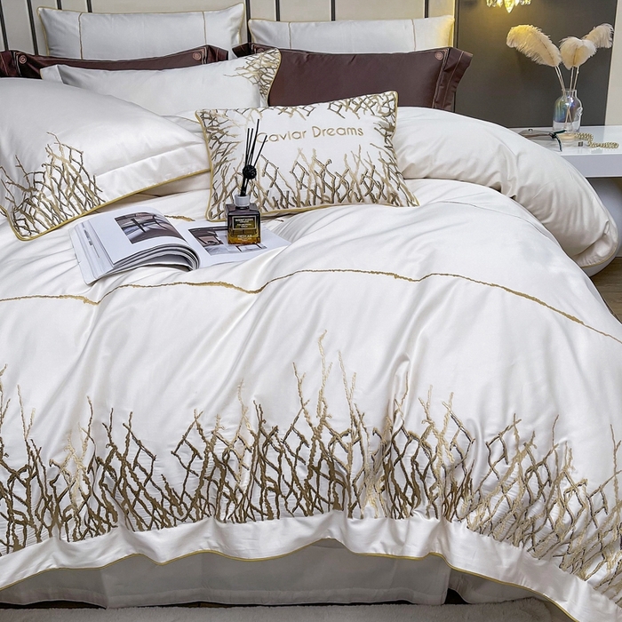 91家纺网 家纺一手货源 找家纺 至爱今生 新款全棉四件套 海瑟薇