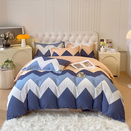 91家纺网 家纺一手货源 找家纺 （总）凯磊家纺 新款磨毛AB版四件套