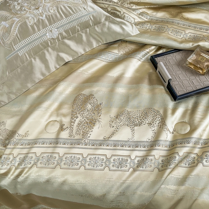 91家纺网 家纺一手货源 找家纺 至爱今生 新款锦缎色织多件套 雅舍夏被