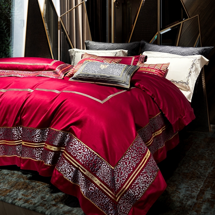 91家纺网 家纺一手货源 找家纺 至爱今生 新款锦缎色织多件套 迪奥小姐