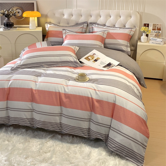 91家纺网 家纺一手货源 找家纺 凯磊家纺 新款磨毛AB版四件套 卡洛琳