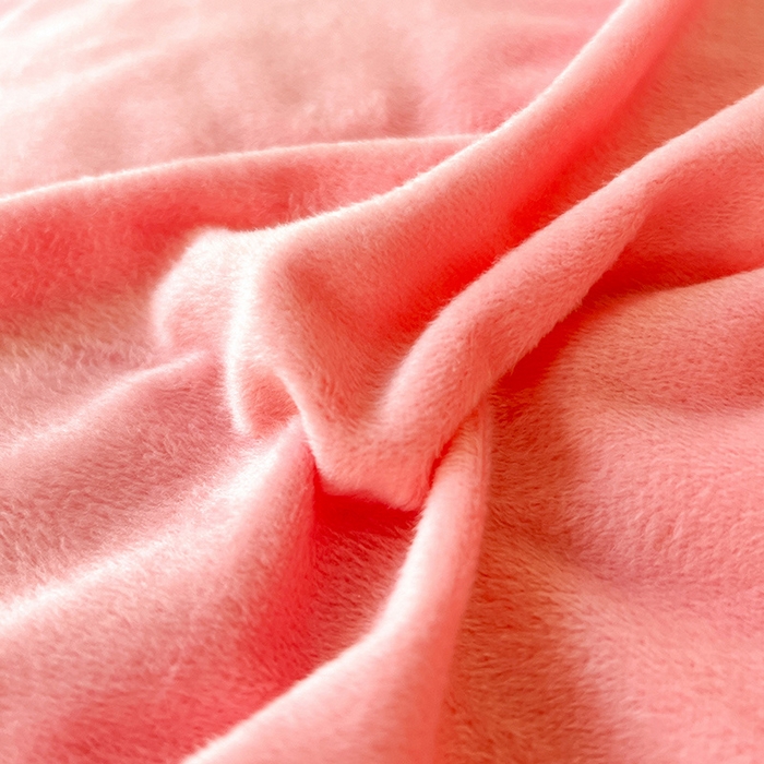 91家纺网 家纺一手货源 找家纺 唐人居 2025新款安妮系列水晶绒四件套 安妮-樱桃粉