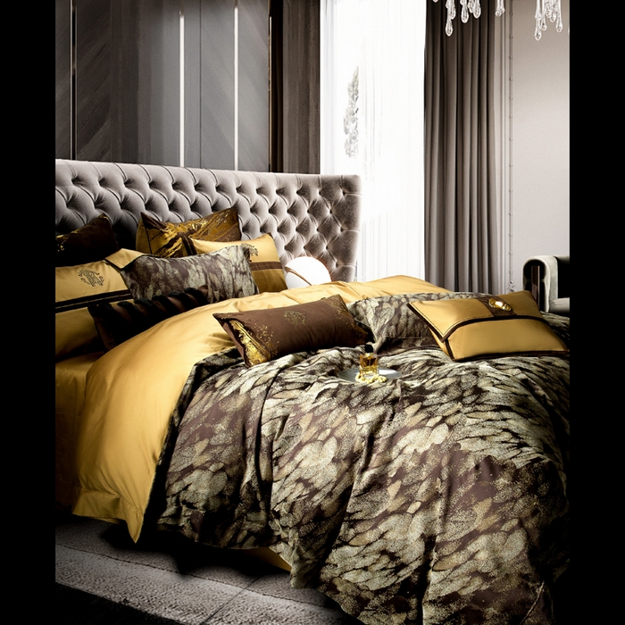 91家纺网 家纺一手货源 找家纺 至爱今生 新款锦缎色织多件套 蒂梵尼