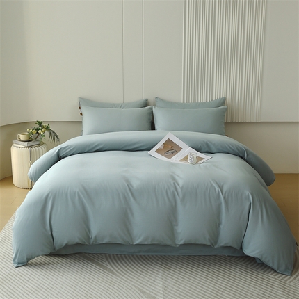 91家纺网 家纺一手货源 找家纺 （总）凯磊家纺 2025纯棉纯色磨毛-四件套