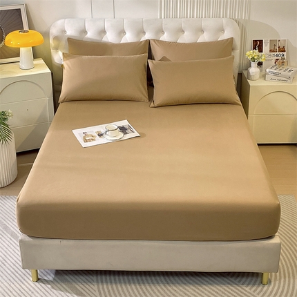 91家纺网 家纺一手货源 找家纺 （总）凯磊 2025新款纯棉纯色磨毛单品系列·床笠