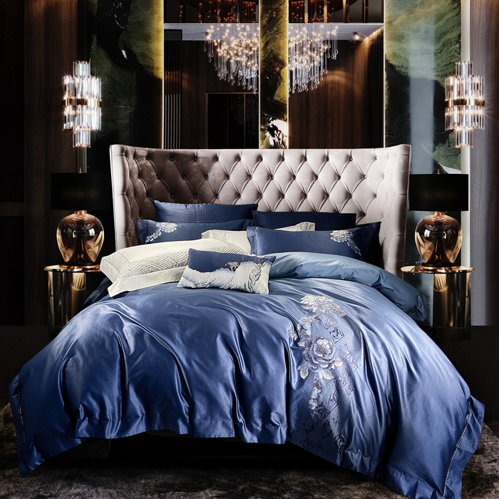 91家纺网 家纺一手货源 找家纺 至爱今生 新款锦缎色织多件套 魅夜