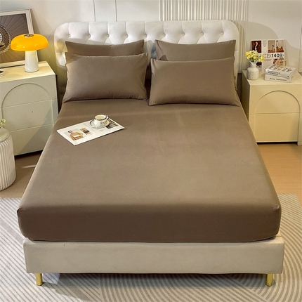 91家纺网 家纺一手货源 找家纺 （总）凯磊 2025新款纯棉纯色磨毛单品系列·床笠