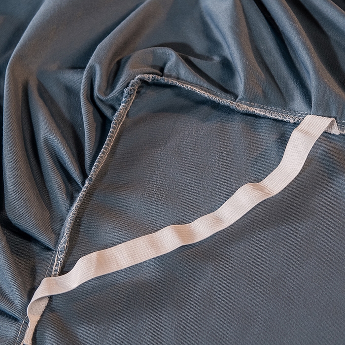 91家纺网 家纺一手货源 找家纺 全季家居 2023新款高克重水晶绒床笠 宝石蓝