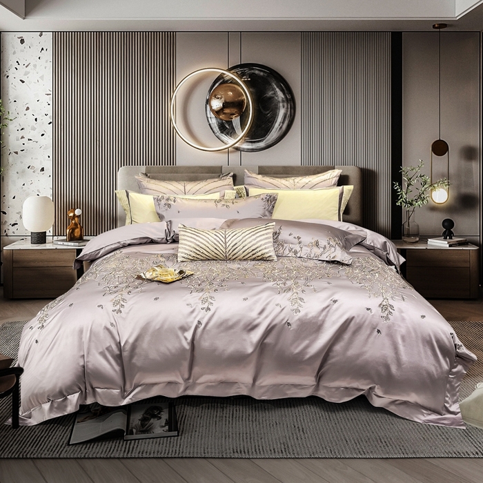 91家纺网 家纺一手货源 找家纺 至爱今生 新款全棉四件套 朱莉塔